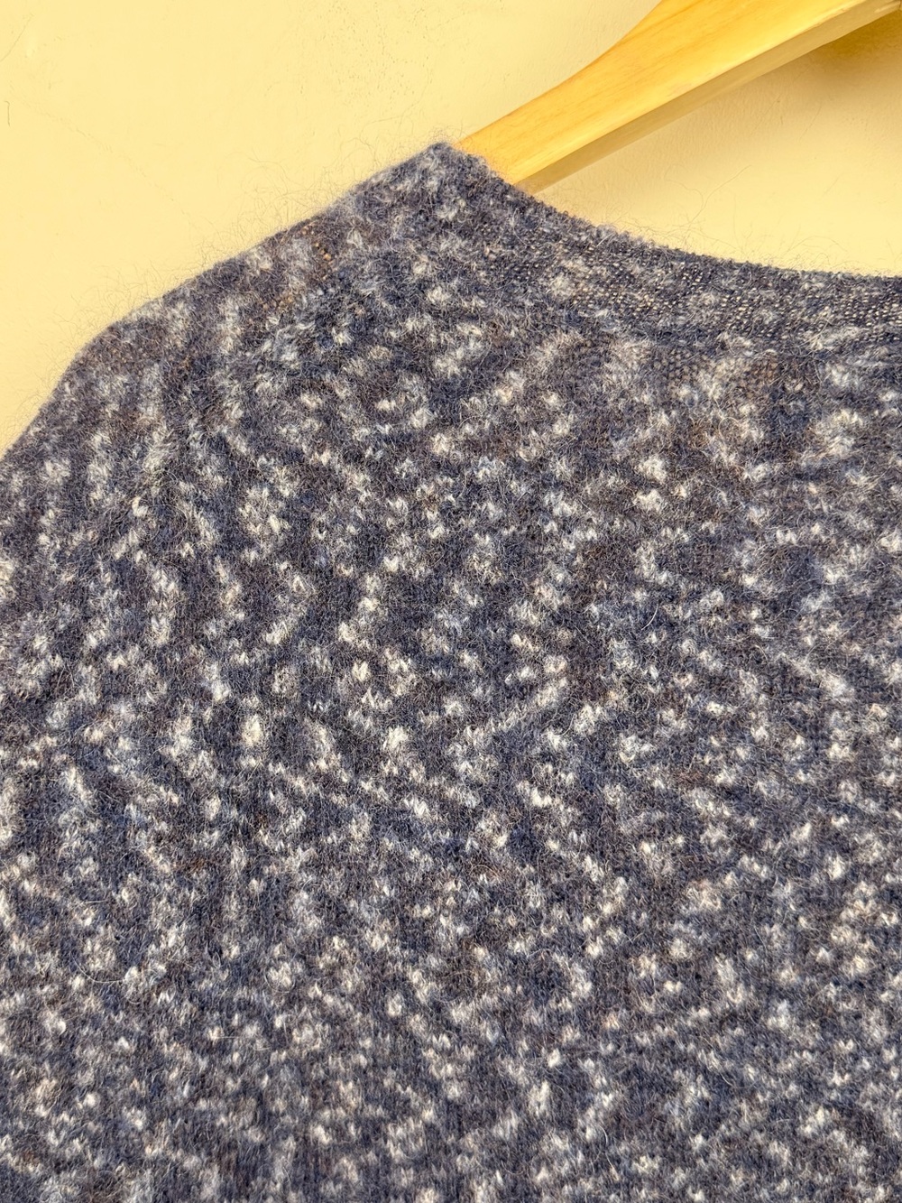 THEORY mohair wool blend short sleeve crew neck pull over large - Picture 8 of 8